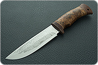 Нож туристический НС-27  кап березовый, х50crmov15, текстолит : фото 2