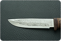 Нож туристический НС-27  кап березовый, х50crmov15, текстолит : фото 8