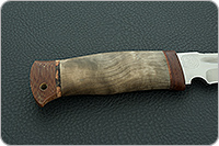 Нож охотничий НС-01  кап березовый, х50crmov15, текстолит : фото 5