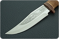 Нож  НС-15 орех, х50crmov15, текстолит : фото 3