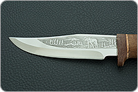 Нож  НС-15 орех, х50crmov15, текстолит : фото 7