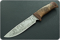 Нож  НС-21 кап березовый, х50crmov15, текстолит : фото 2