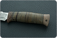 Нож  НС-78 наборная кожа, х50crmov15, текстолит : фото 6