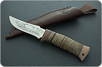 Нож  НС-78 наборная кожа, х50crmov15, текстолит : фото 11