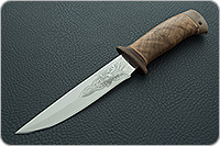 Нож  НС-80 орех, х50crmov15, текстолит : фото 2