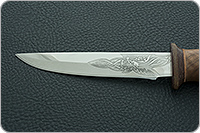 Нож  НС-80 орех, х50crmov15, текстолит : фото 7