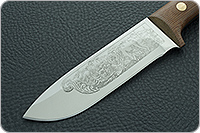 Нож  НС-81 накладки текстолит, х50crmov15, цельнометаллический : фото 3