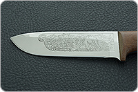 Нож  НС-81 накладки текстолит, х50crmov15, цельнометаллический : фото 7