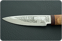 Нож охотничий НС-03  кап березовый, х50crmov15, текстолит : фото 7