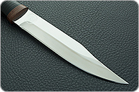 Нож охотничий НС-09  наборная кожа, х50crmov15, текстолит : фото 4