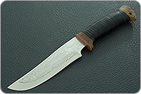 Нож охотничий НС-14  наборная кожа, х50crmov15, текстолит : фото 2