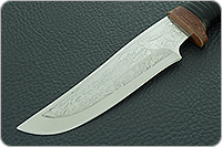 Нож охотничий НС-14  наборная кожа, х50crmov15, текстолит : фото 3