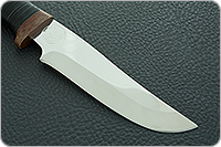 Нож охотничий НС-14  наборная кожа, х50crmov15, текстолит : фото 4