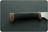 Нож охотничий НС-14  наборная кожа, х50crmov15, текстолит : фото 5