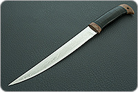 Нож туристический НС-33  наборная кожа, х50crmov15, текстолит : фото 2