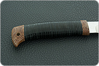 Нож туристический НС-33  наборная кожа, х50crmov15, текстолит : фото 5