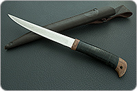 Нож туристический НС-33  наборная кожа, х50crmov15, текстолит : фото 11