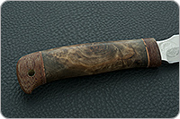 Нож охотничий НС-36  кап березовый, х50crmov15, текстолит : фото 5