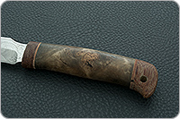 Нож охотничий НС-36  кап березовый, х50crmov15, текстолит : фото 6