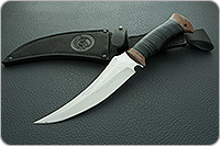 Нож охотничий НС-38  наборная кожа, х50crmov15, текстолит : фото 11