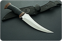 Нож охотничий НС-38  наборная кожа, х50crmov15, текстолит : фото 12