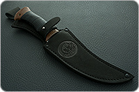 Нож охотничий НС-38  наборная кожа, х50crmov15, текстолит : фото 13