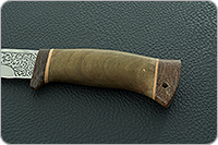 Нож туристический НС-41  кап березовый, х50crmov15, текстолит : фото 6