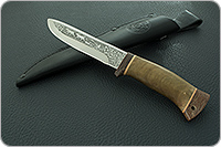 Нож туристический НС-41  кап березовый, х50crmov15, текстолит : фото 11