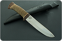 Нож туристический НС-41  кап березовый, х50crmov15, текстолит : фото 12