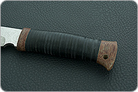 Нож охотничий НС-44 наборная кожа, х50crmov15, текстолит : фото 6