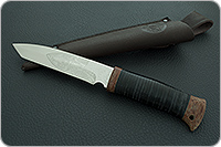 Нож охотничий НС-44 наборная кожа, х50crmov15, текстолит : фото 11