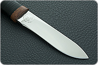 Нож охотничий НС-60 наборная кожа, х50crmov15, текстолит : фото 4