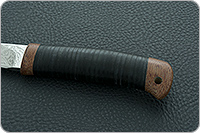 Нож охотничий НС-60 наборная кожа, х50crmov15, текстолит : фото 6