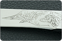 Нож охотничий НС-60 наборная кожа, х50crmov15, текстолит : фото 8