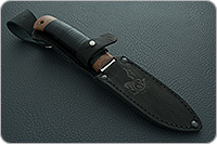 Нож охотничий НС-60 наборная кожа, х50crmov15, текстолит : фото 13