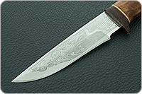 Нож охотничий НС-63 кап березовый, х50crmov15, текстолит : фото 3