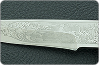 Нож охотничий НС-63 кап березовый, х50crmov15, текстолит : фото 8