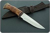 Нож охотничий НС-63 кап березовый, х50crmov15, текстолит : фото 12