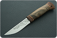 Нож  НС-71 кап березовый, х50crmov15, текстолит : фото 2