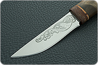 Нож  НС-71 кап березовый, х50crmov15, текстолит : фото 3