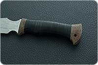 Нож  НС-83 наборная кожа, х50crmov15, текстолит : фото 6