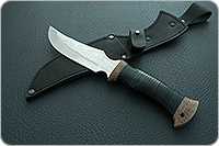 Нож  НС-83 наборная кожа, х50crmov15, текстолит : фото 11