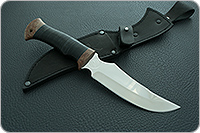 Нож  НС-83 наборная кожа, х50crmov15, текстолит : фото 12