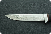 Нож туристический НС-20  наборная кожа, х50crmov15, алюминий : фото 6