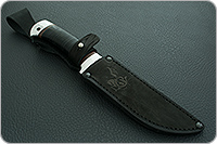 Нож туристический НС-20  наборная кожа, х50crmov15, алюминий : фото 10