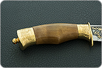 Нож Горностай-1 кап березовый, 100х13м, дюраль : фото 5