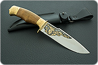 Нож Горностай-1 кап березовый, 100х13м, дюраль : фото 11