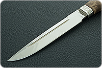 Нож Казарка карельская береза , 100х13м, дюраль : фото 3