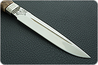 Нож Казарка карельская береза , 100х13м, дюраль : фото 4