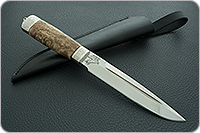 Нож Казарка карельская береза , 100х13м, дюраль : фото 12